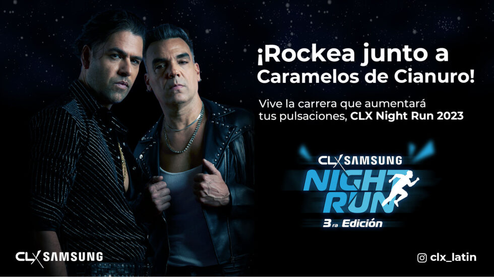 ¡Rockea junto a Caramelos de Cianuro! Vive la carrera que aumentará tus pulsaciones, CLX Night Run 2023